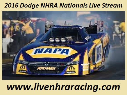 2016 Dodge NHRA Nationals Live Stream