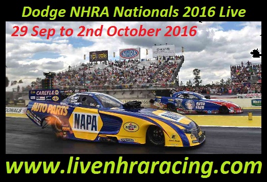 Dodge NHRA Nationals 2016 Live